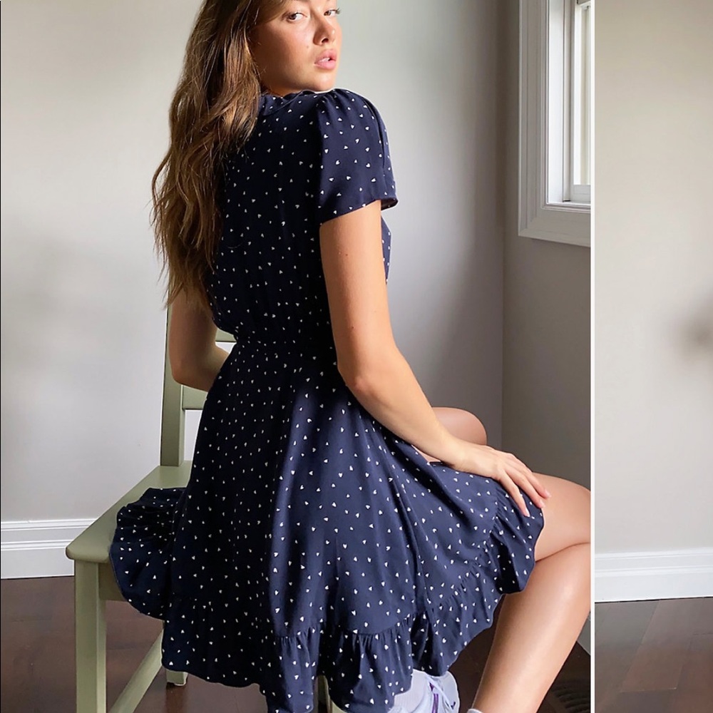Aritzia Sunday Best New Ruffle Wrap Dress